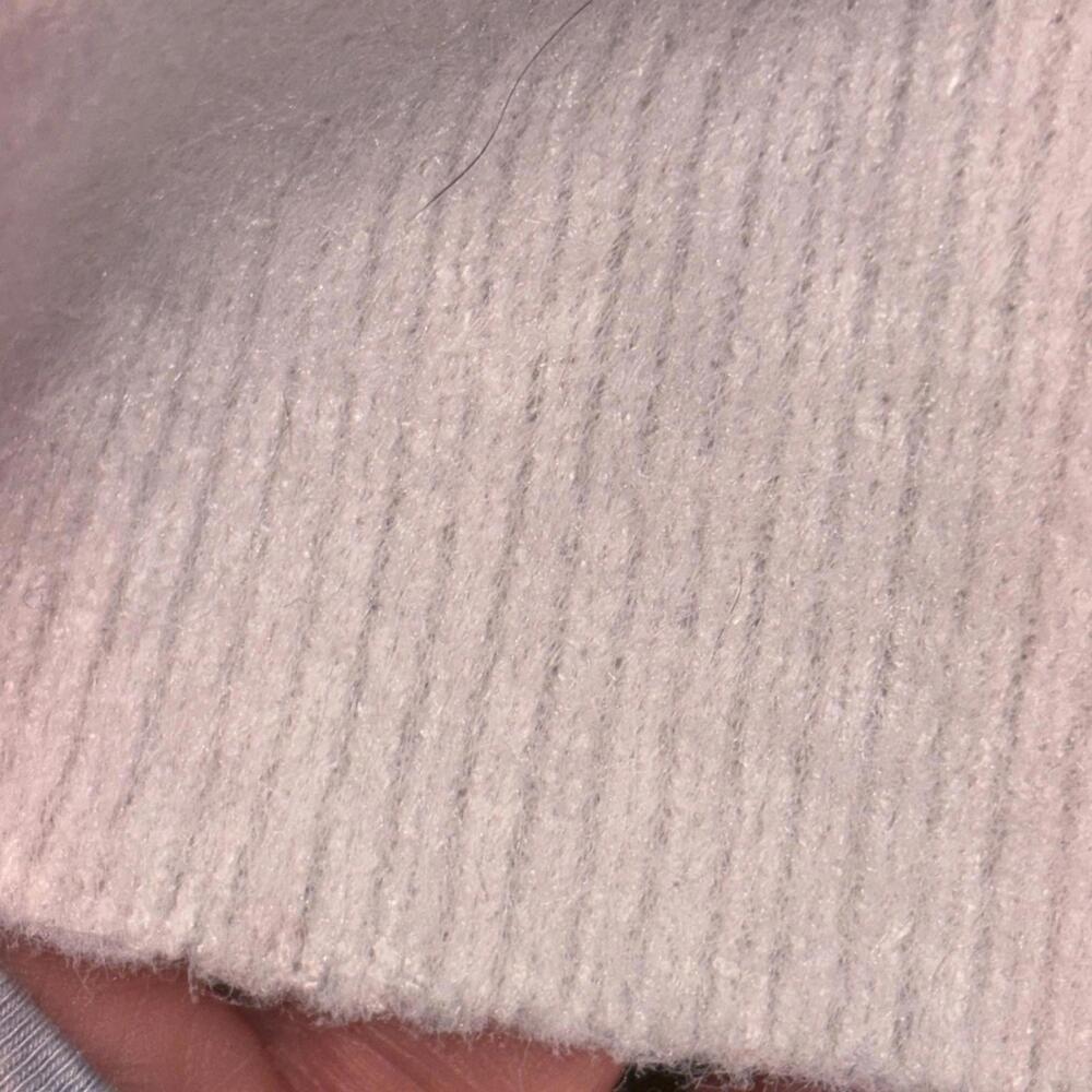 Bailey 44 Women's Sweater XSmall Soft Fuzzy Mock Neck Black White - Picture 4 of 7